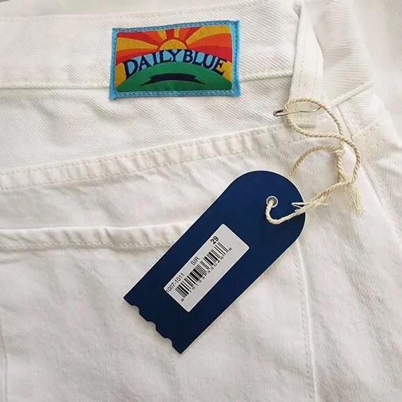 AG Adriano Goldschmied Mantra Barrel Wide Leg Jeans White Bull Denim Sirocco 29 - Picture 4 of 11